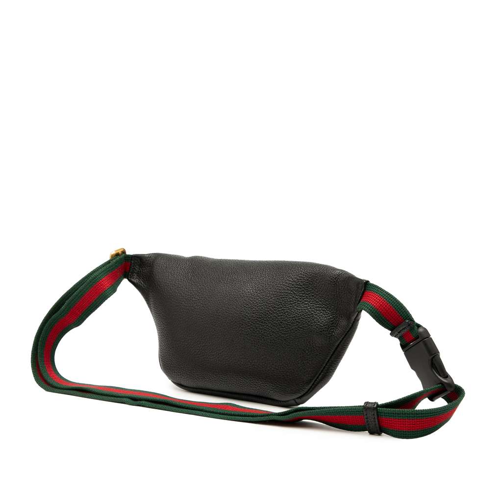 Gucci Small Grained Calfskin Logo Belt Bag - 2