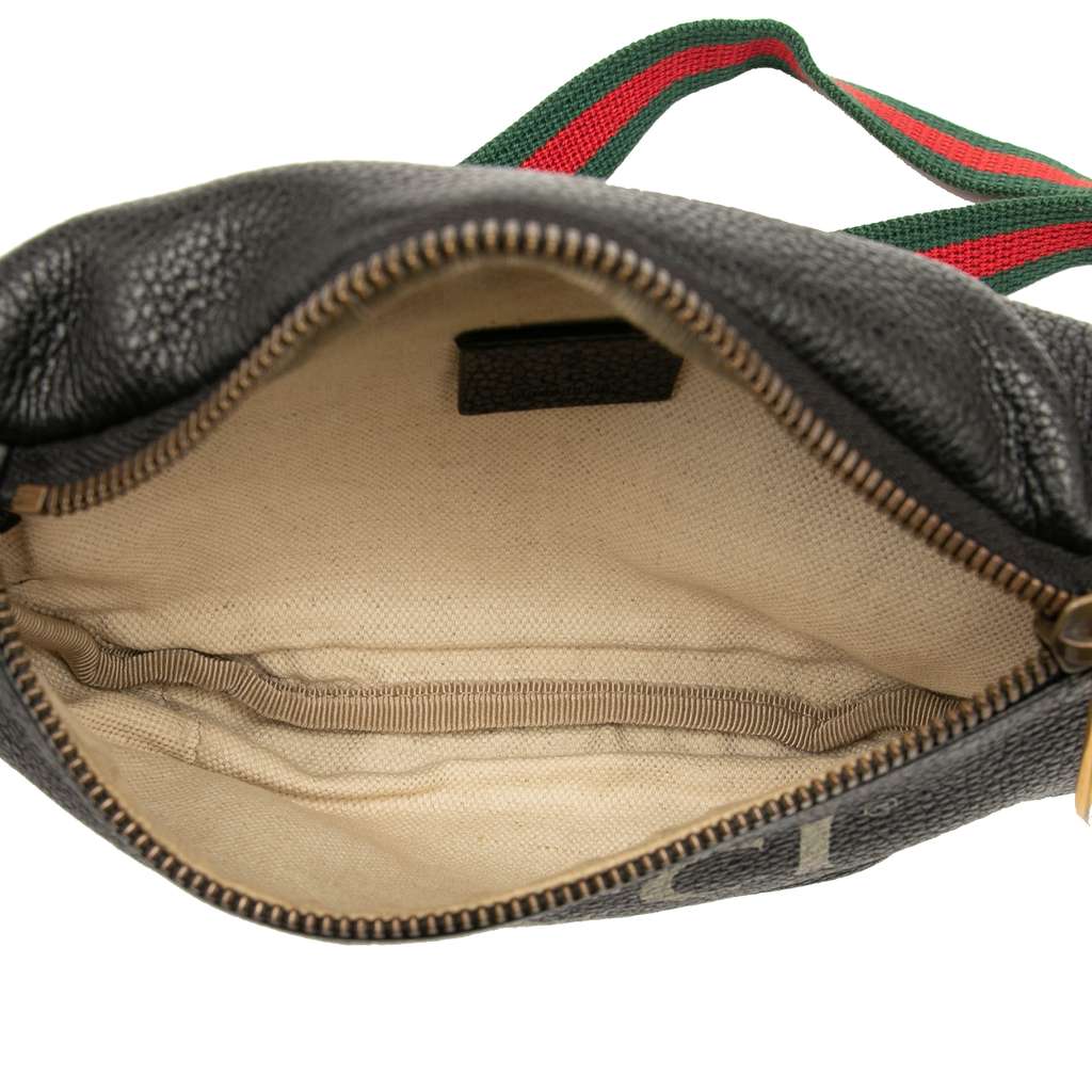 Gucci Small Grained Calfskin Logo Belt Bag - 4
