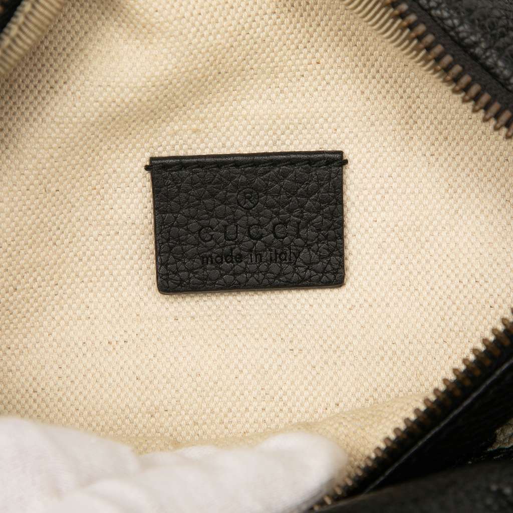 Gucci Small Grained Calfskin Logo Belt Bag - 5