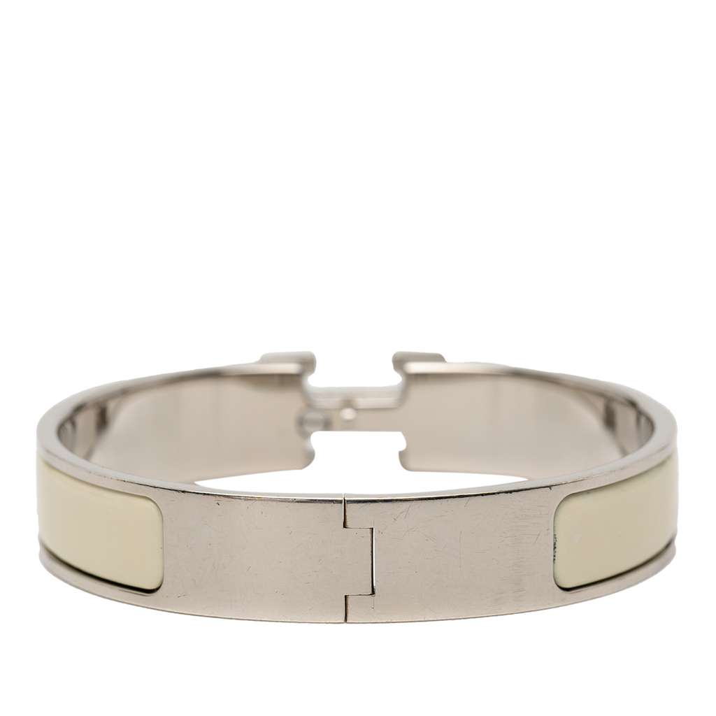 Hermès Narrow Enamel Clic H Bracelet TGM - 3