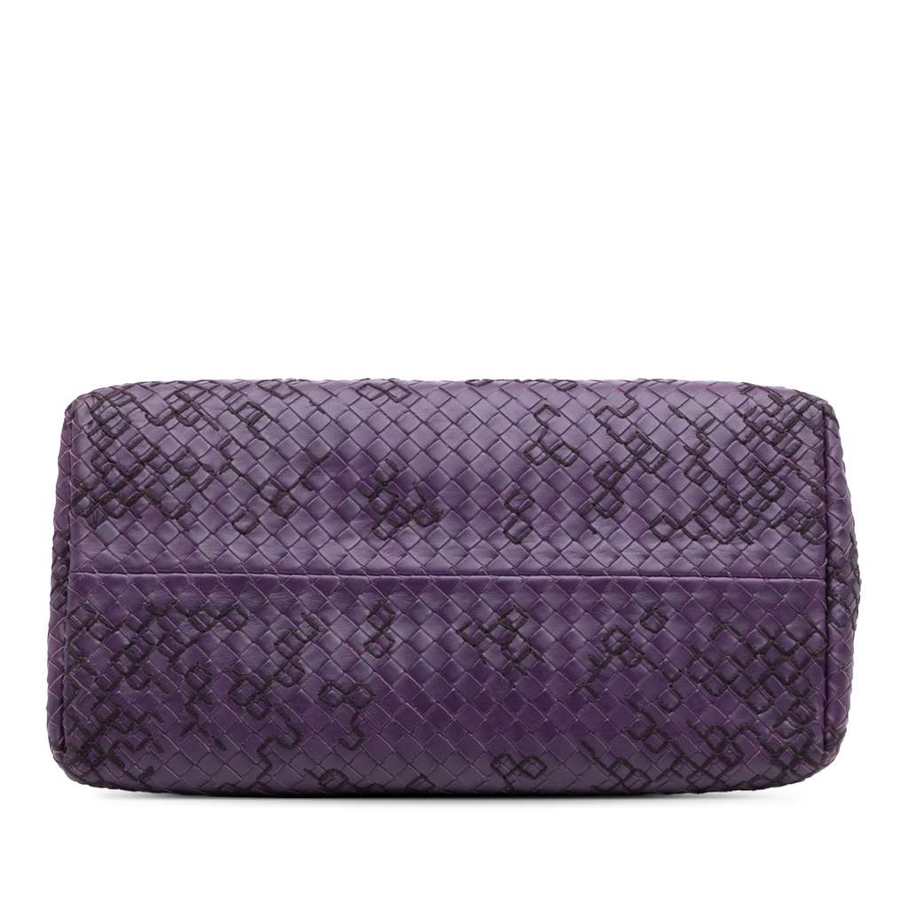 Bottega Veneta Medium Nappa Intrecciato Stitched Roma Tote - 3
