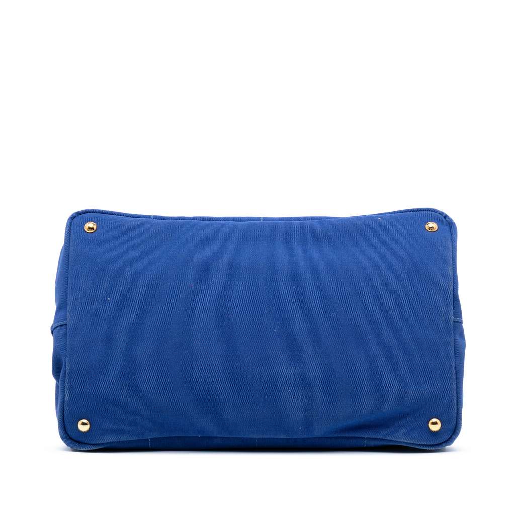 Prada Large Canvas Canapa Logo Satchel - 3