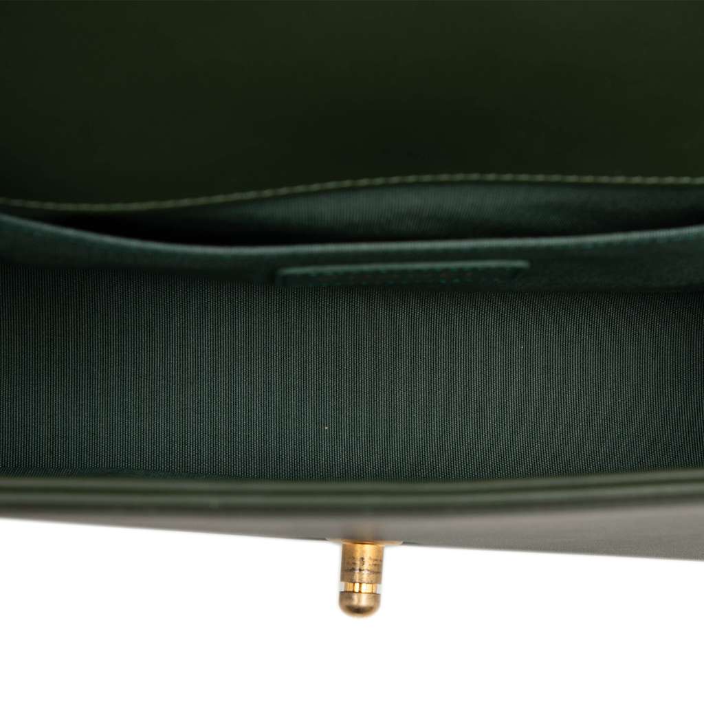 Chanel Old Medium Chevron Lambskin Boy Flap - 4