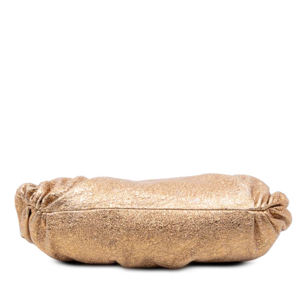 Chanel Metallic Crackled Calfskin Monte Carlo Clutch - 3