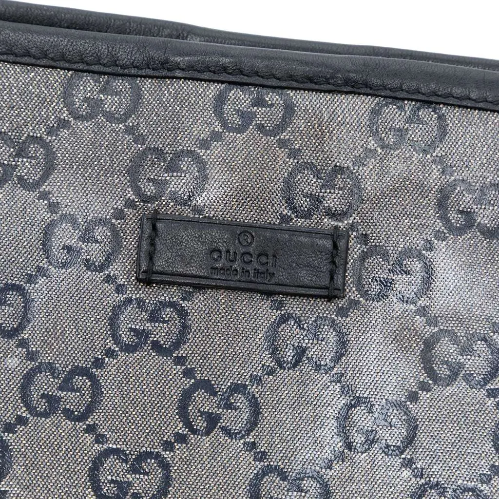 Gucci Medium GG Crystal Joy Tote Grey Canvas Good - Box View