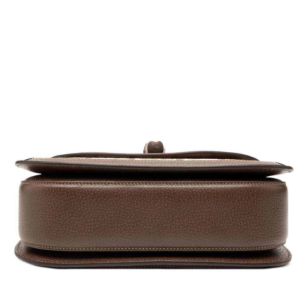Gucci 100th Anniversary Medium Canvas 1947 Bamboo Top Handle Bag - 3