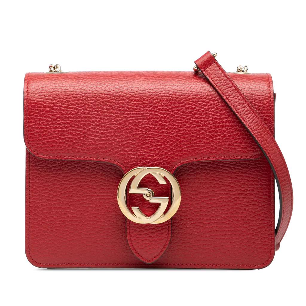 Gucci Small Dollar Calfskin Interlocking G Crossbody