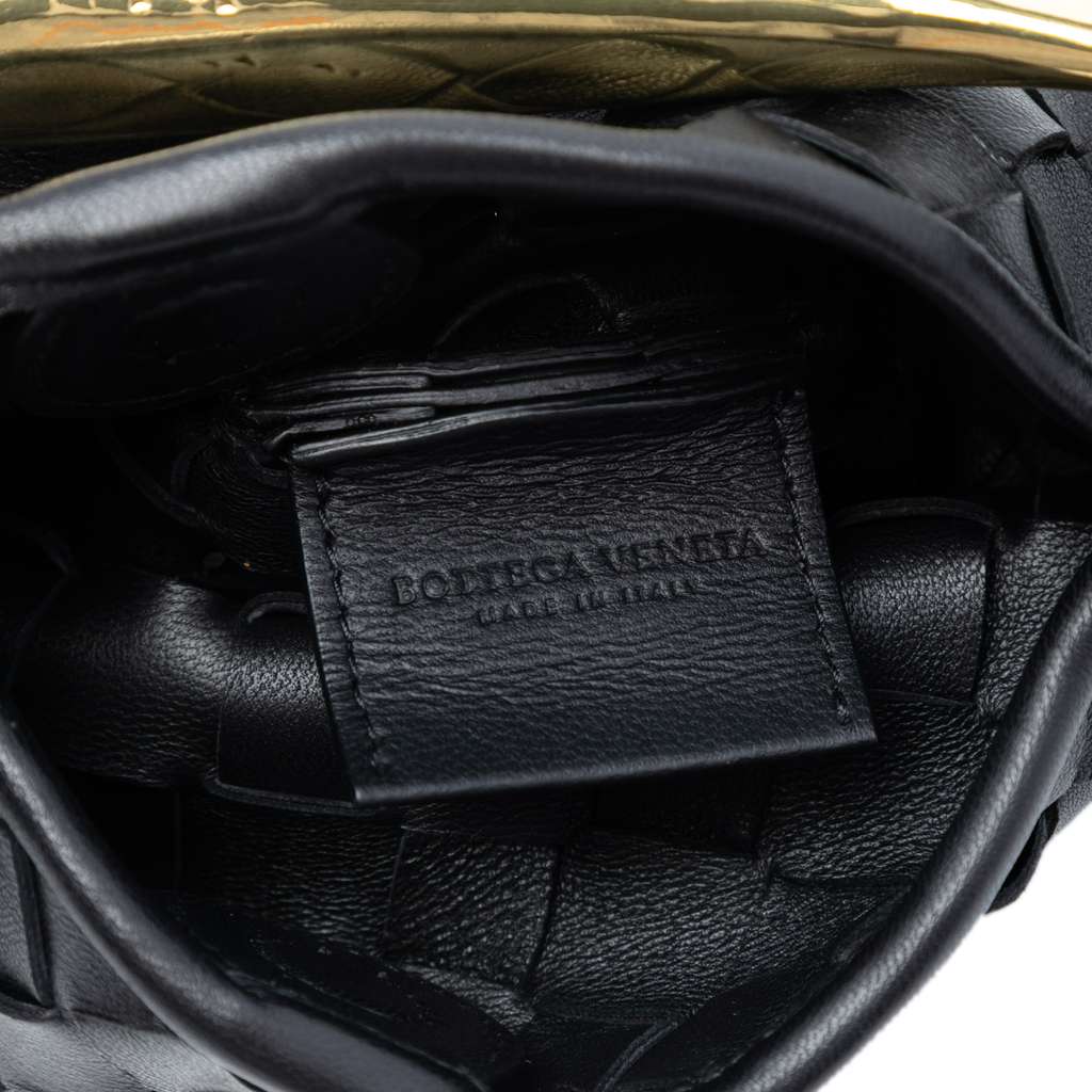 Bottega Veneta Baby Lambskin Intrecciato Sardine - 5