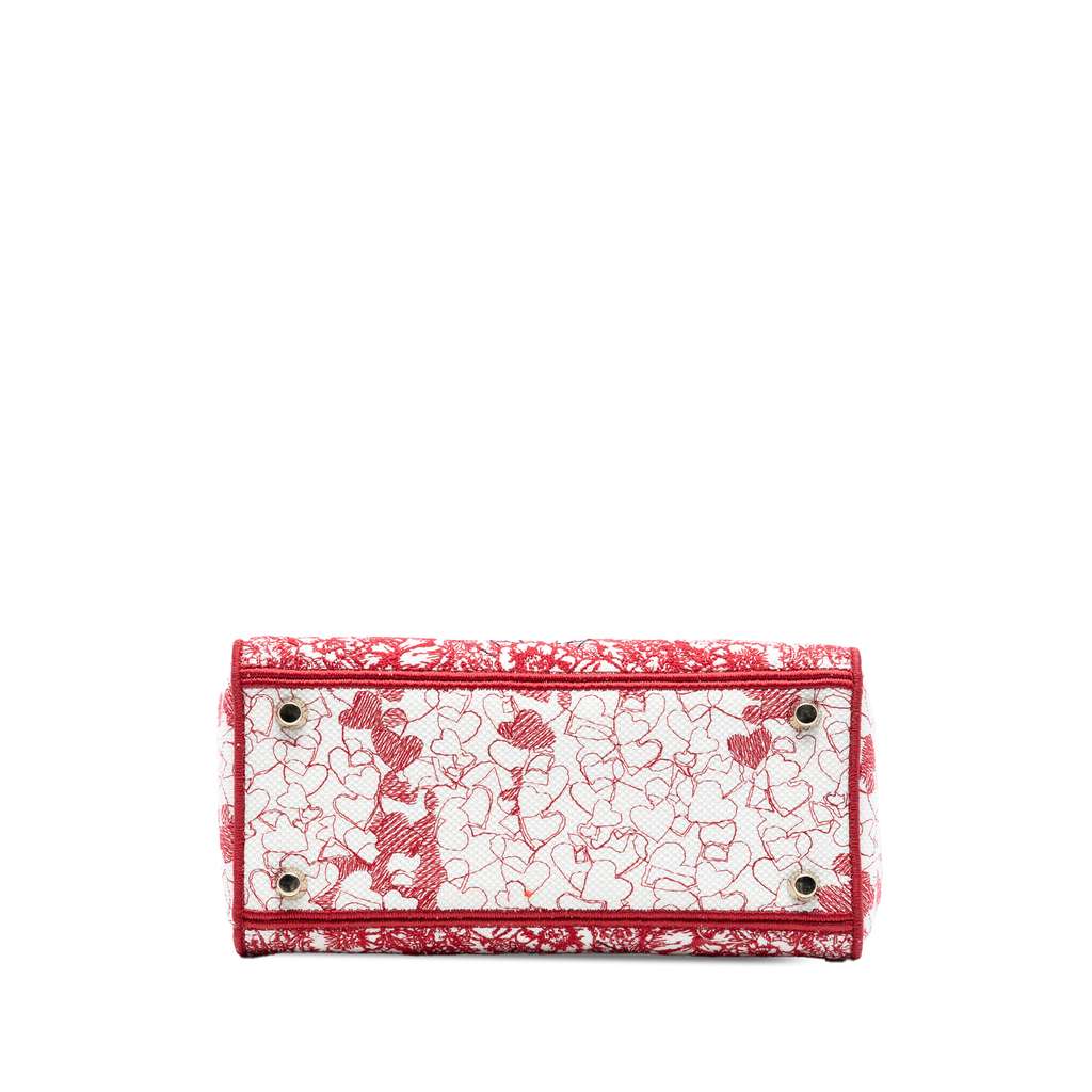 Dior DiorAmour Medium Embroidered Canvas Royale Lady D Lite - 3