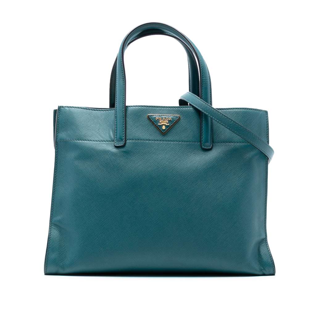 Prada Saffiano Soft Triple Pocket Tote