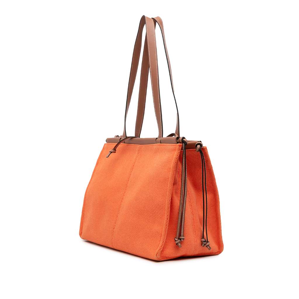 Loewe Small Canvas Cushion Tote - 2