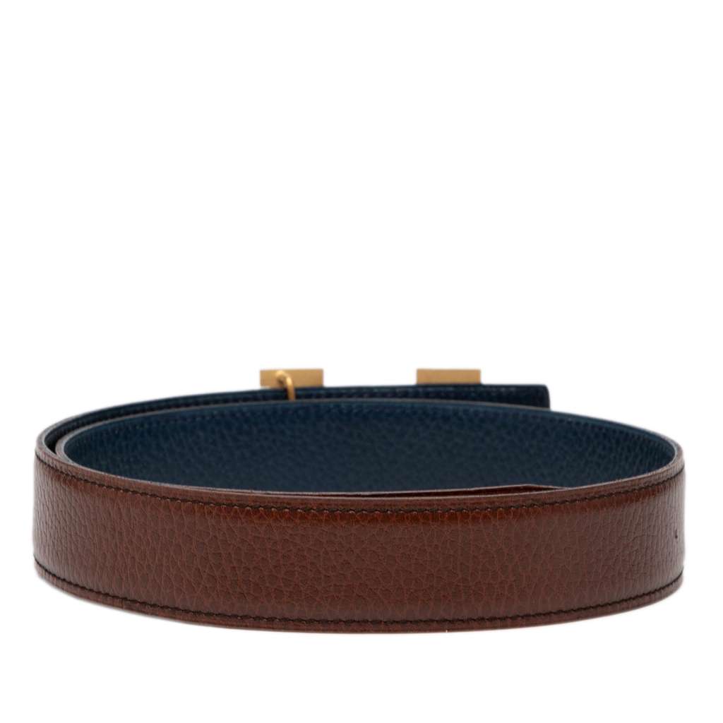Hermès Togo Constance H Reversible Belt - 3