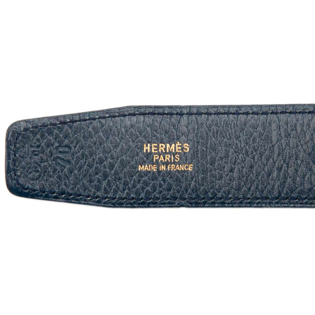 Hermès Togo Constance H Reversible Belt - 4