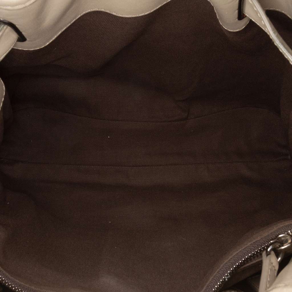 Burberry Medium Smoke Check Coated Canvas Walden Belted Hobo - 4