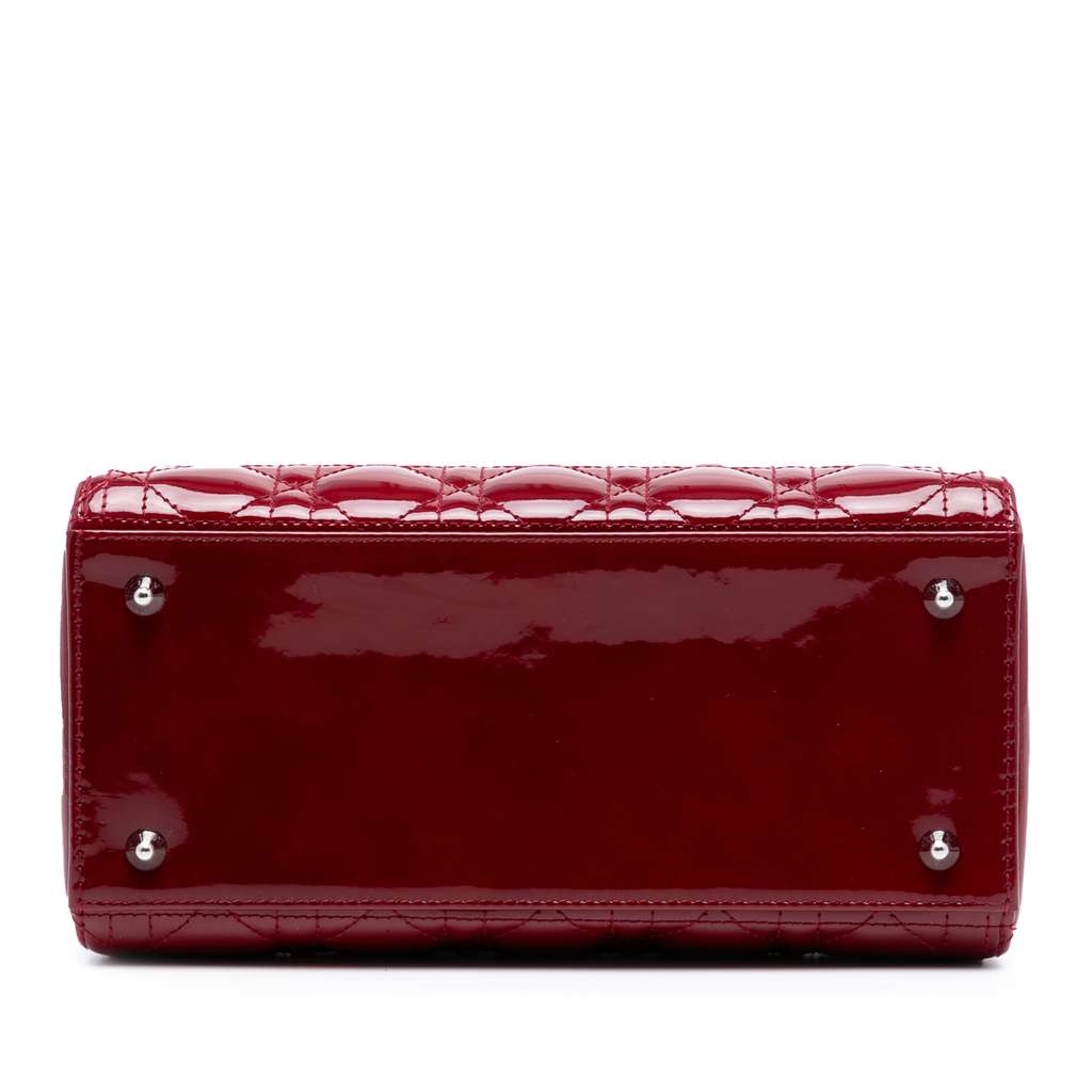 Dior Medium Patent Cannage Lady Dior - 3