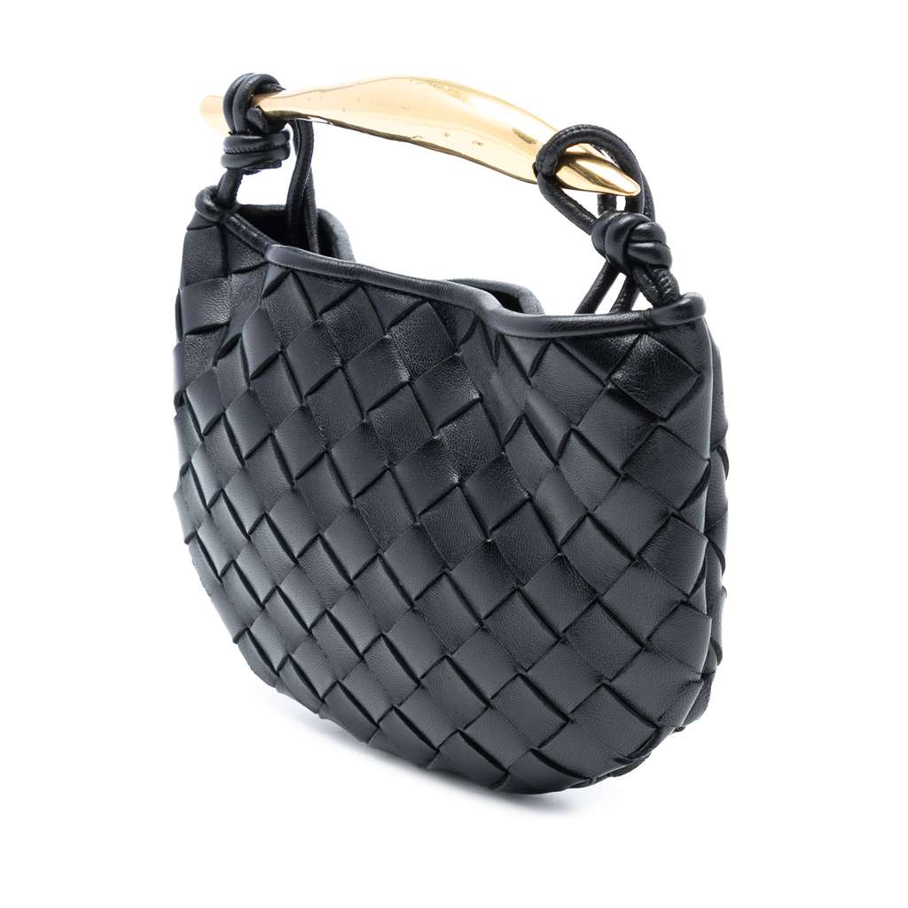 Bottega Veneta Baby Lambskin Intrecciato Sardine - 2
