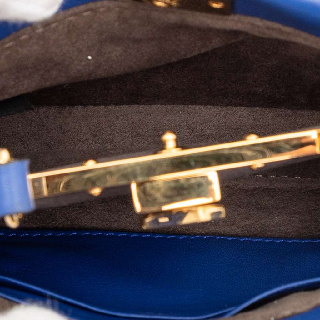 Fendi Micro Shiny Nappa Peekaboo Iconic Satchel - 4