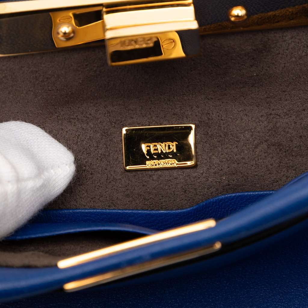 Fendi Micro Shiny Nappa Peekaboo Iconic Satchel - 5