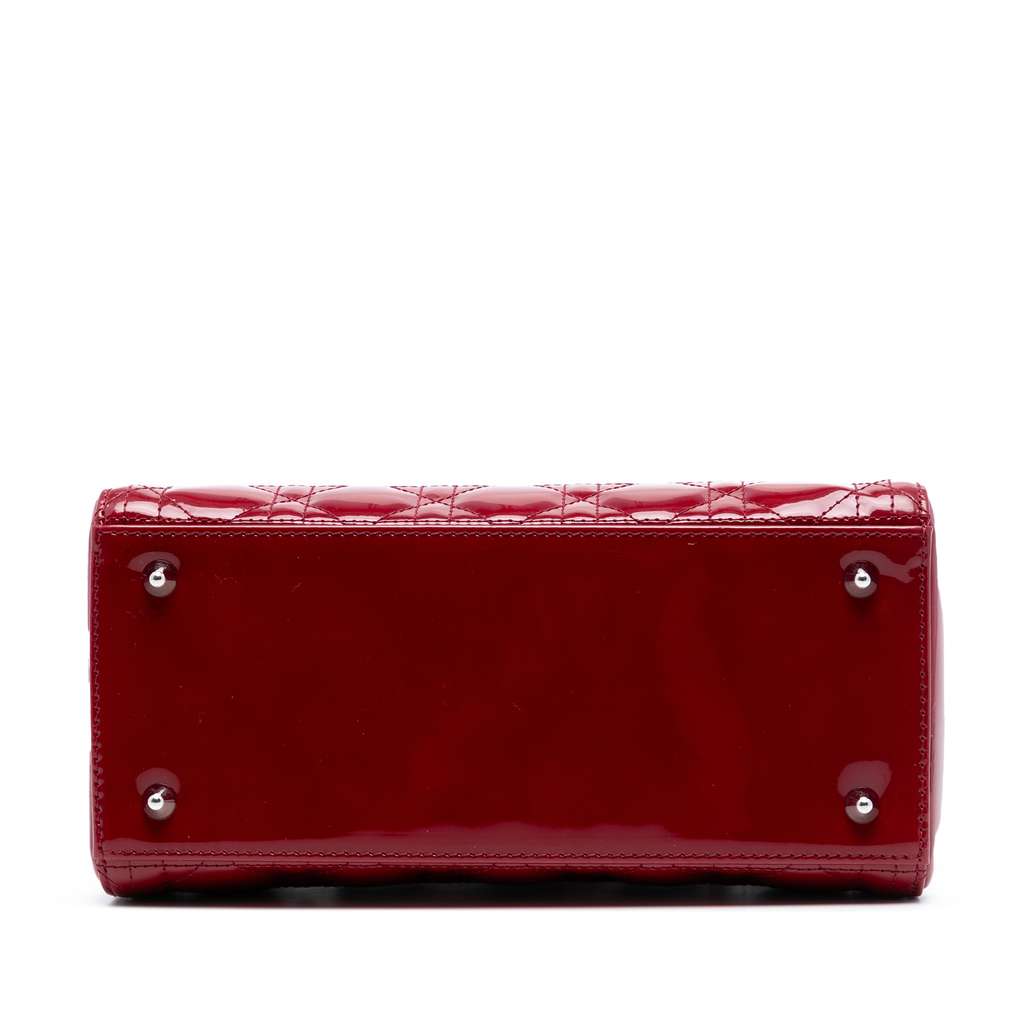 Dior Medium Patent Cannage Lady Dior - 3