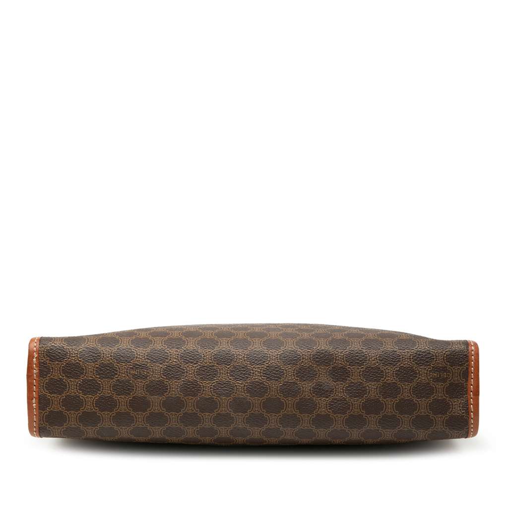Celine Macadam Coated Canvas Clutch - 3