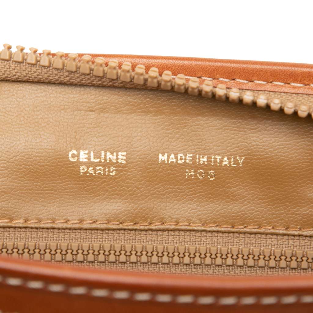 Celine Macadam Coated Canvas Clutch - 5