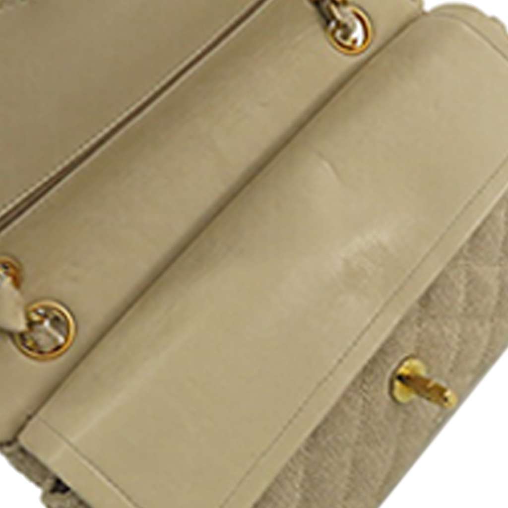 Chanel Small Classic Linen Double Flap - 5