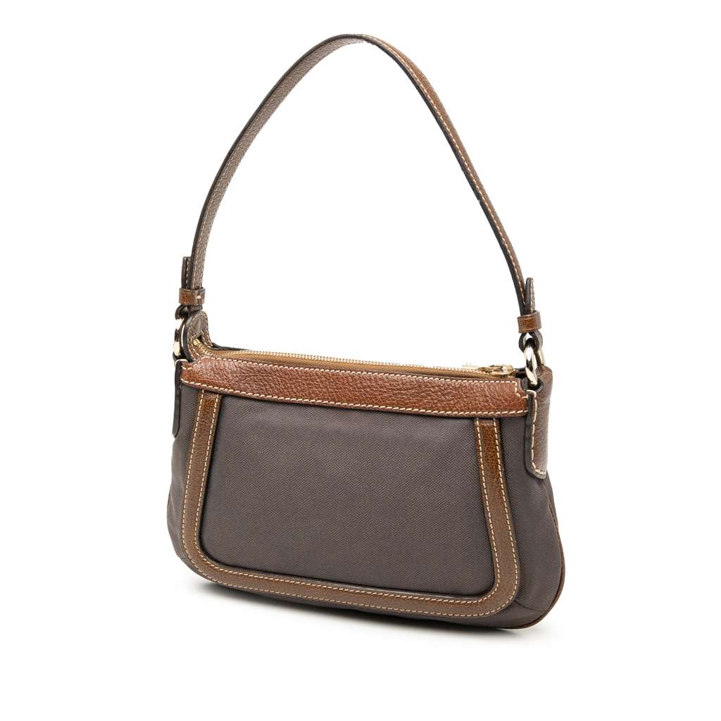 Celine Canvas Carriage Shoulder Bag - 2