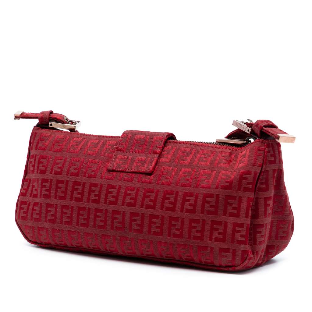 Fendi Zucchino Canvas Shoulder Bag - 2