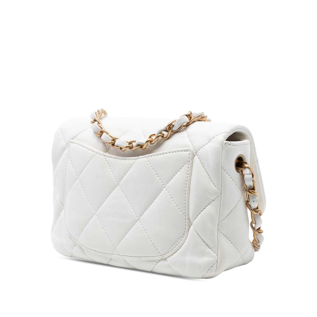 Chanel Small Quilted Lambskin Acrylic Coco Love Flap - 2
