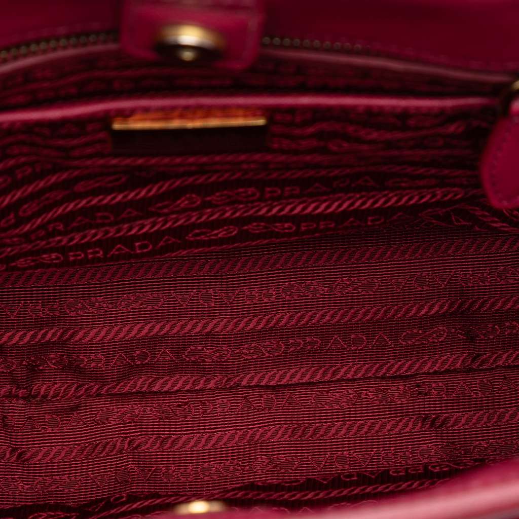 Prada Saffiano Lux Parabole Satchel - 4