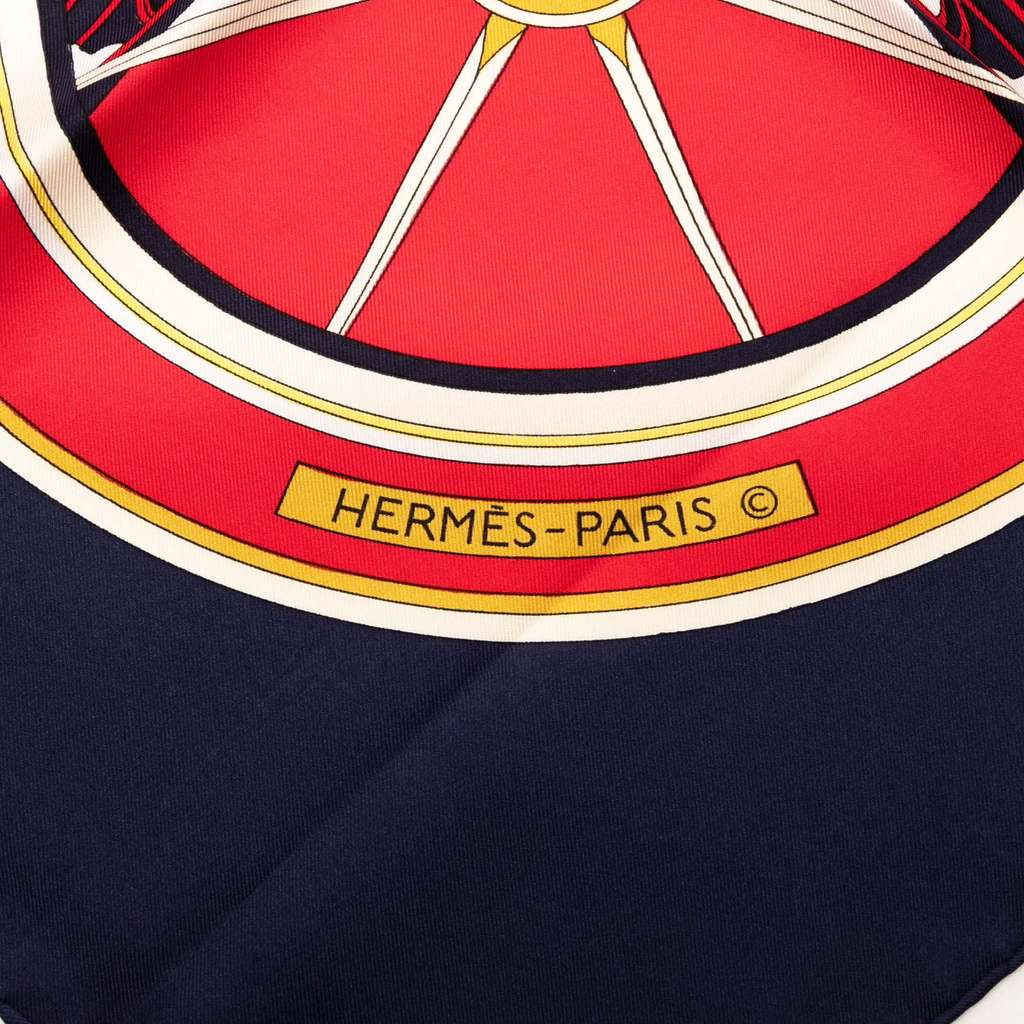 Hermès Washingtons Carriage Silk Scarf 90 - 3