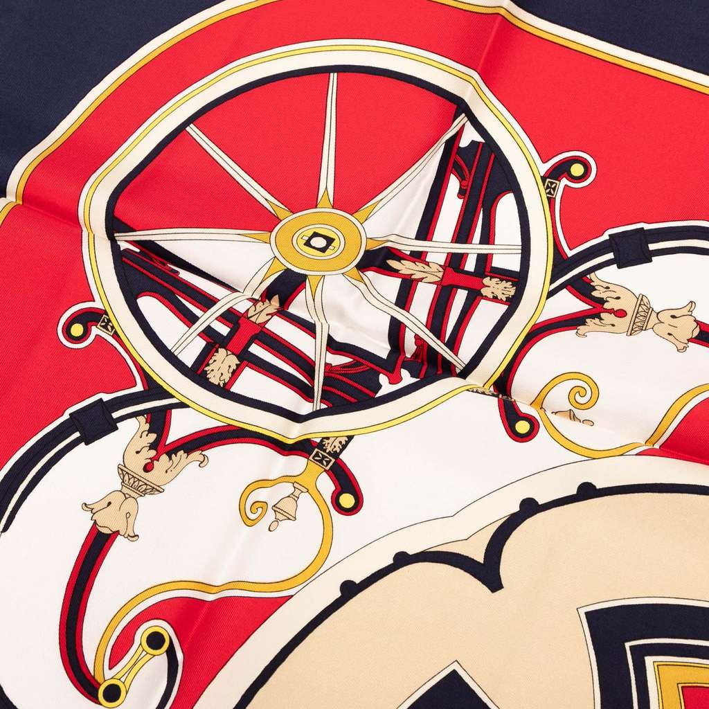 Hermès Washingtons Carriage Silk Scarf 90 - 5