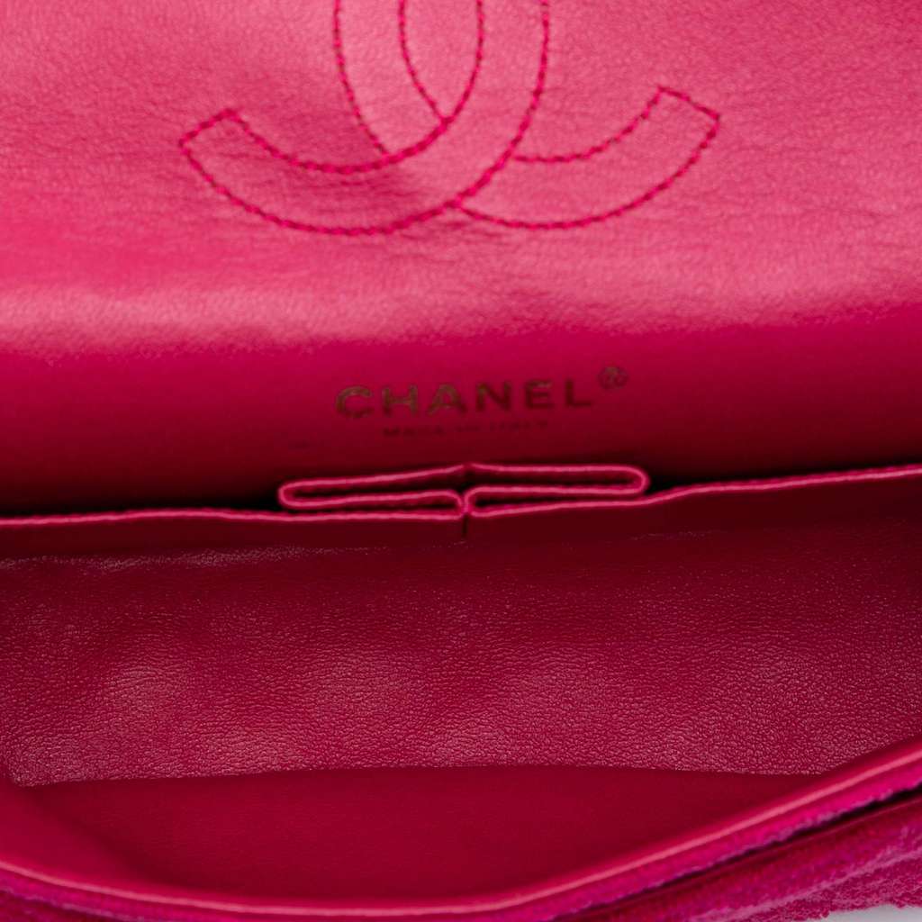 Chanel Medium Classic Jersey Double Flap - 5