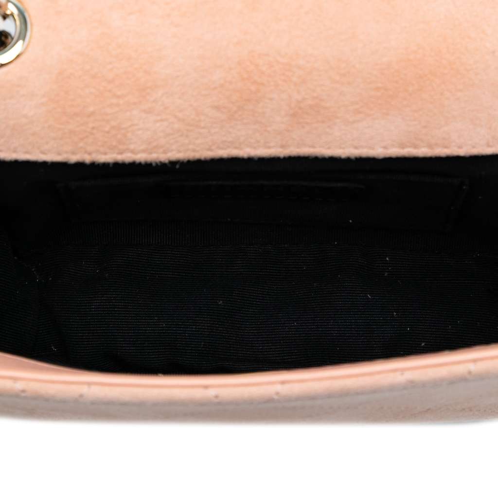 Chanel Mini Quilted Suede Braided My Own Frame Flap - 4