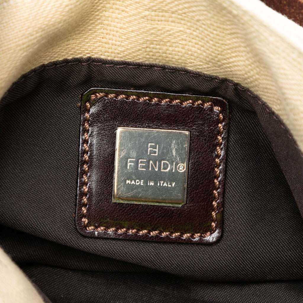 Fendi Zucca Canvas Shoulder Bag - 5