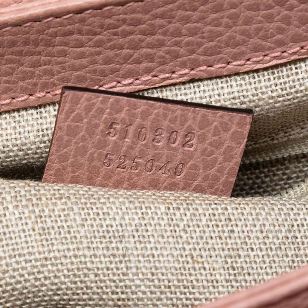 Gucci Small Dollar Calfskin Interlocking G Satchel - 5