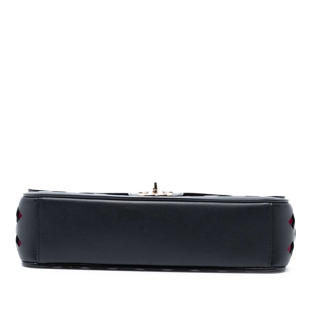 Chanel Large Perforated Calfskin See Through Flap - 3