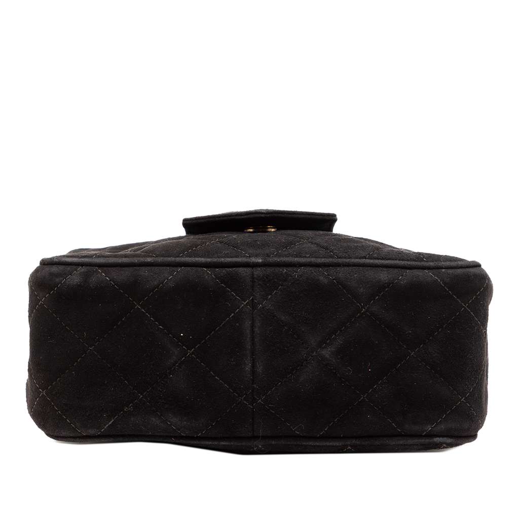 Chanel Mini CC Quilted Suede Tassel Camera Bag - 3