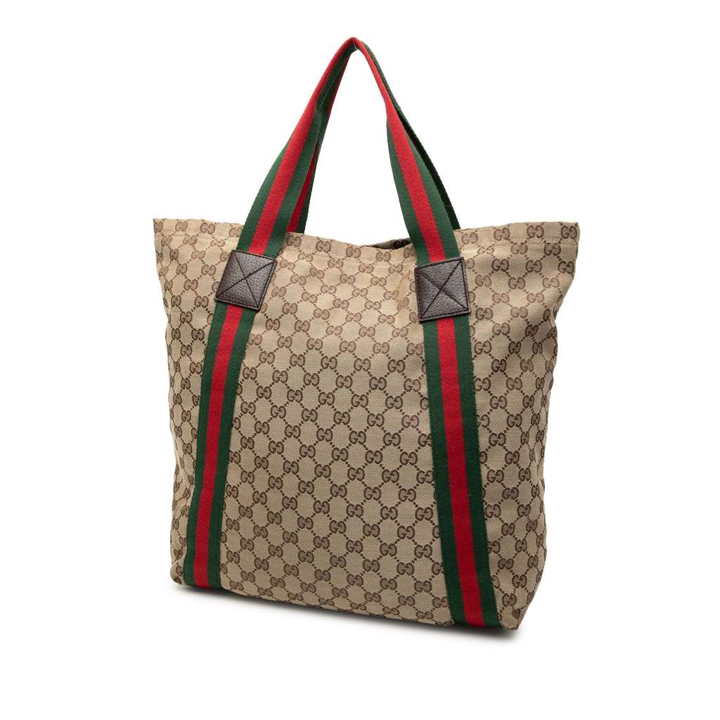Gucci GG Canvas Web Tote - 2