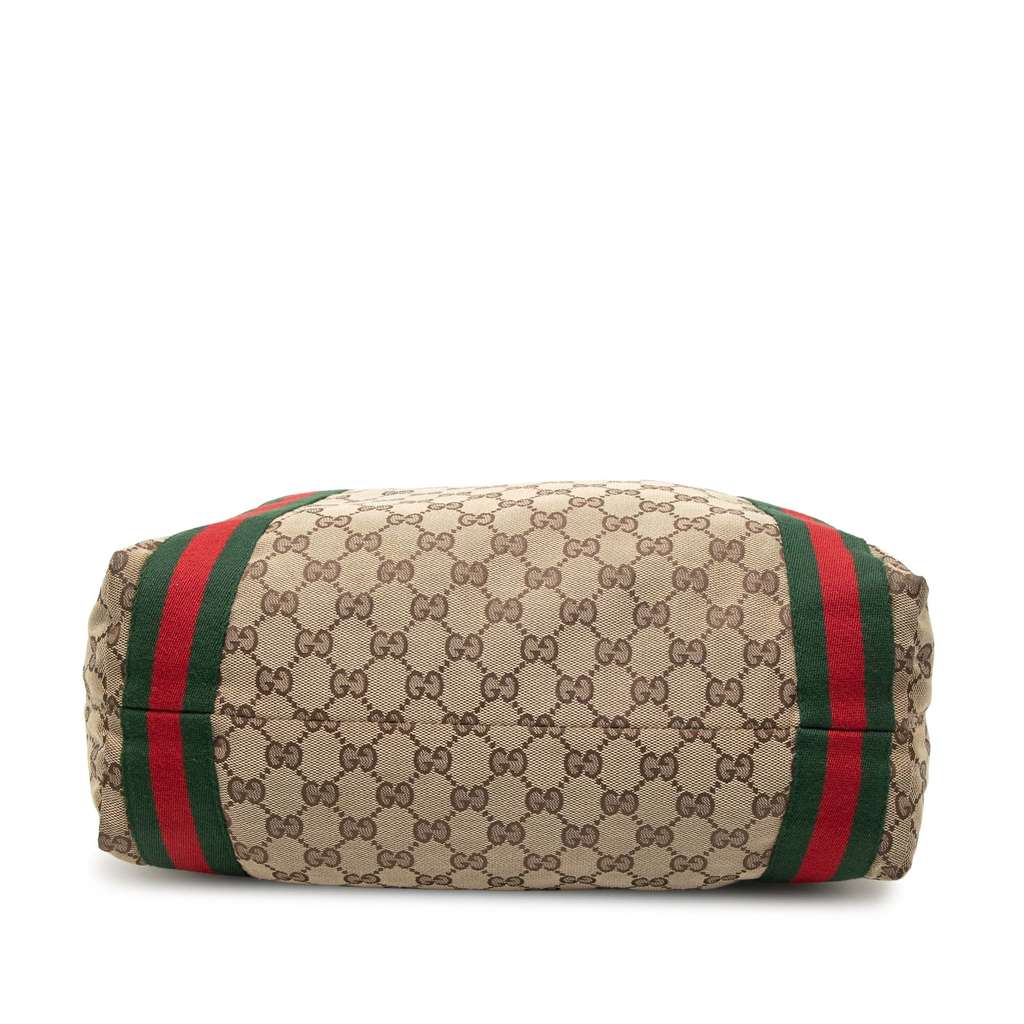 Gucci GG Canvas Web Tote - 3