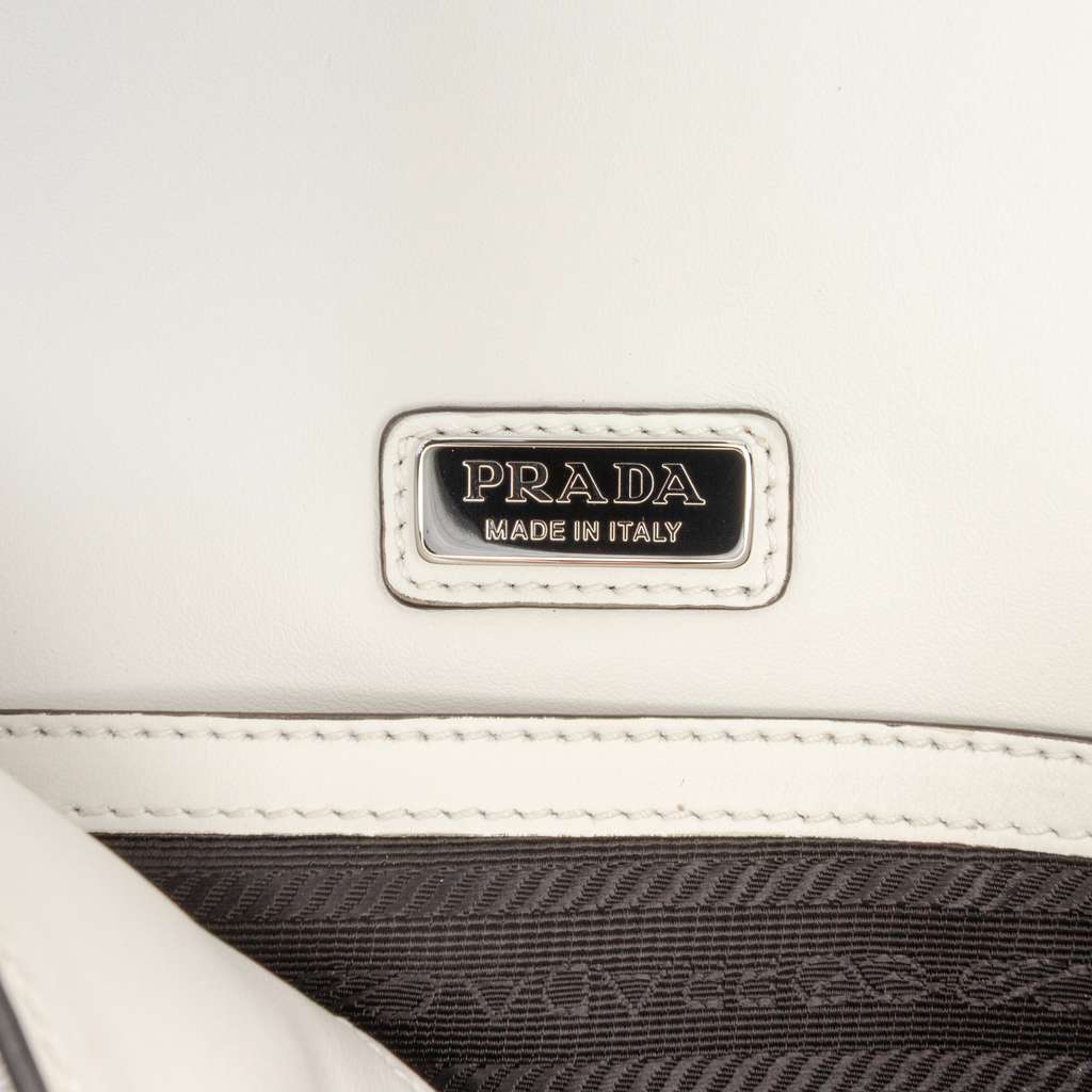 Prada Saffiano Triangle Embossed Logo Flap Crossbody - 5