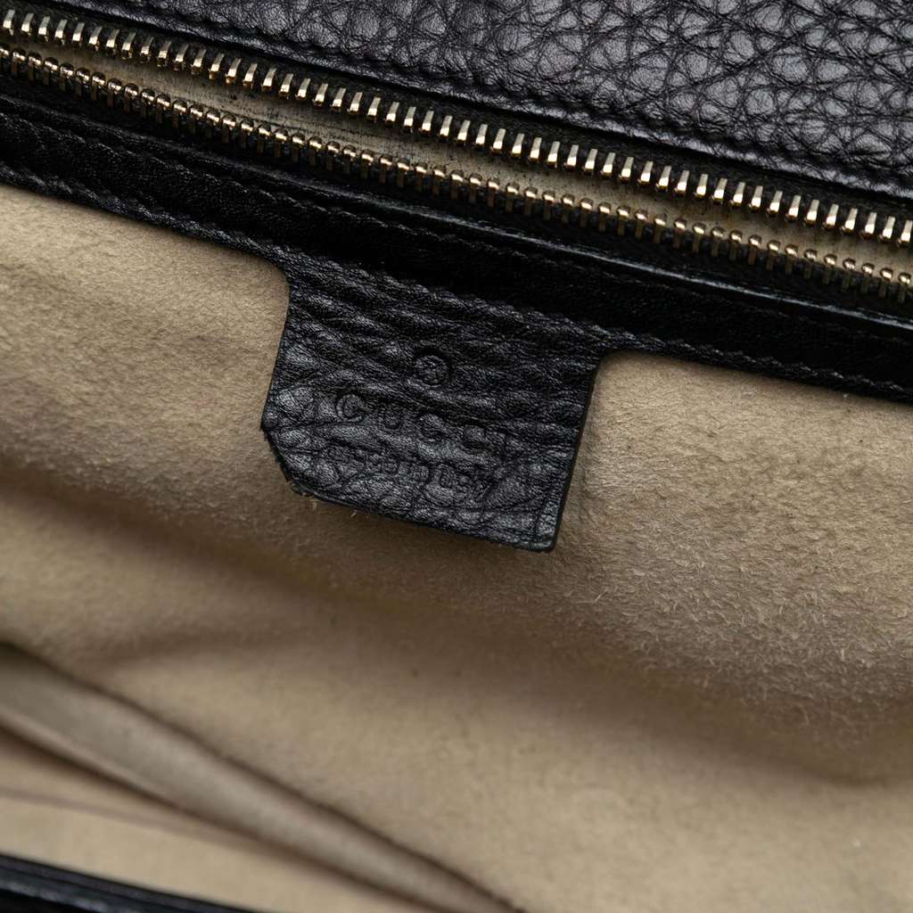 Gucci Medium Leather New Bamboo Satchel - 5