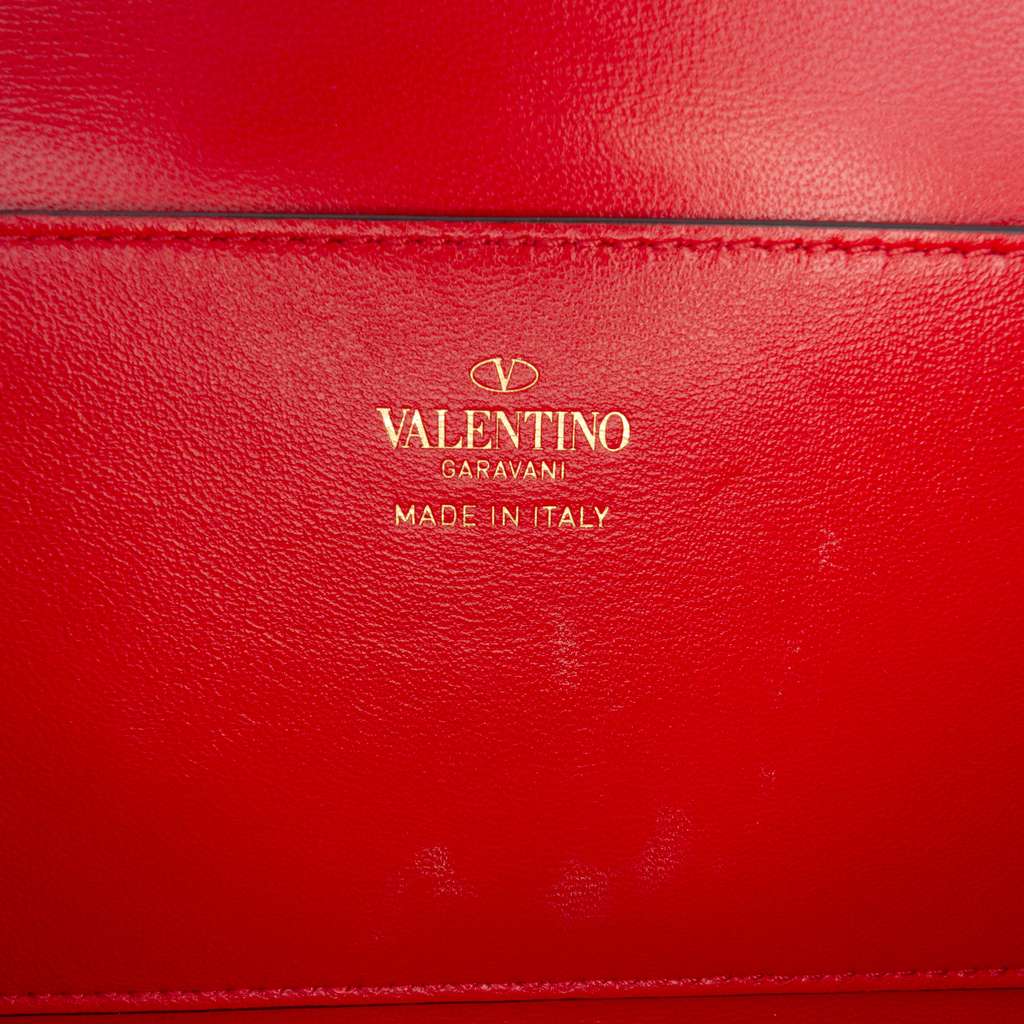 Valentino Leather Rockstud Alcove Box Satchel - 5
