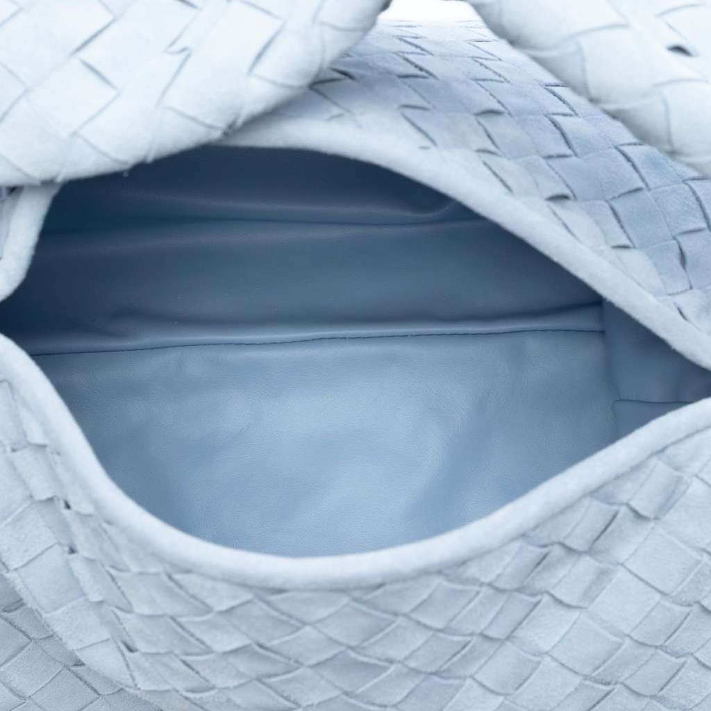 Bottega Veneta Small Suede Intrecciato Hop Hobo - 4