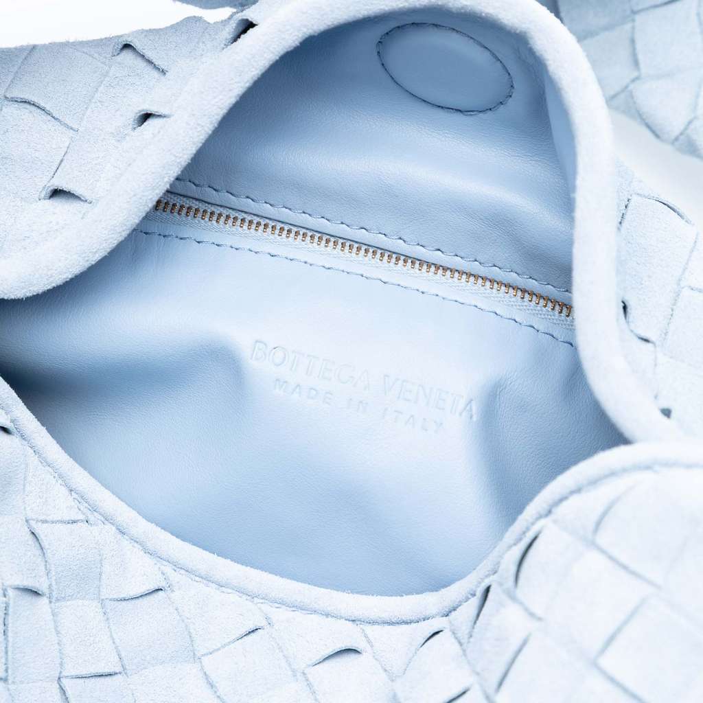 Bottega Veneta Small Suede Intrecciato Hop Hobo - 5