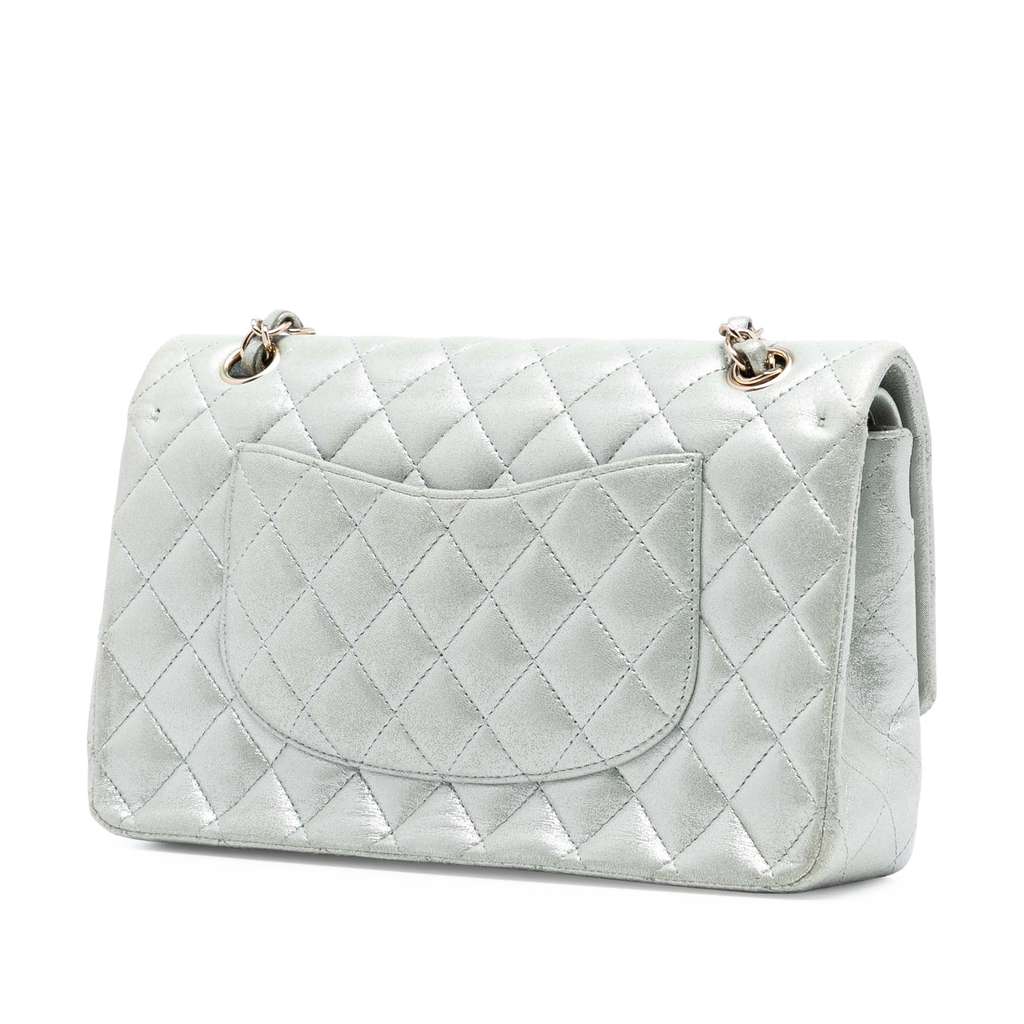 Chanel Medium Classic Iridescent Lambskin Double Flap - 2