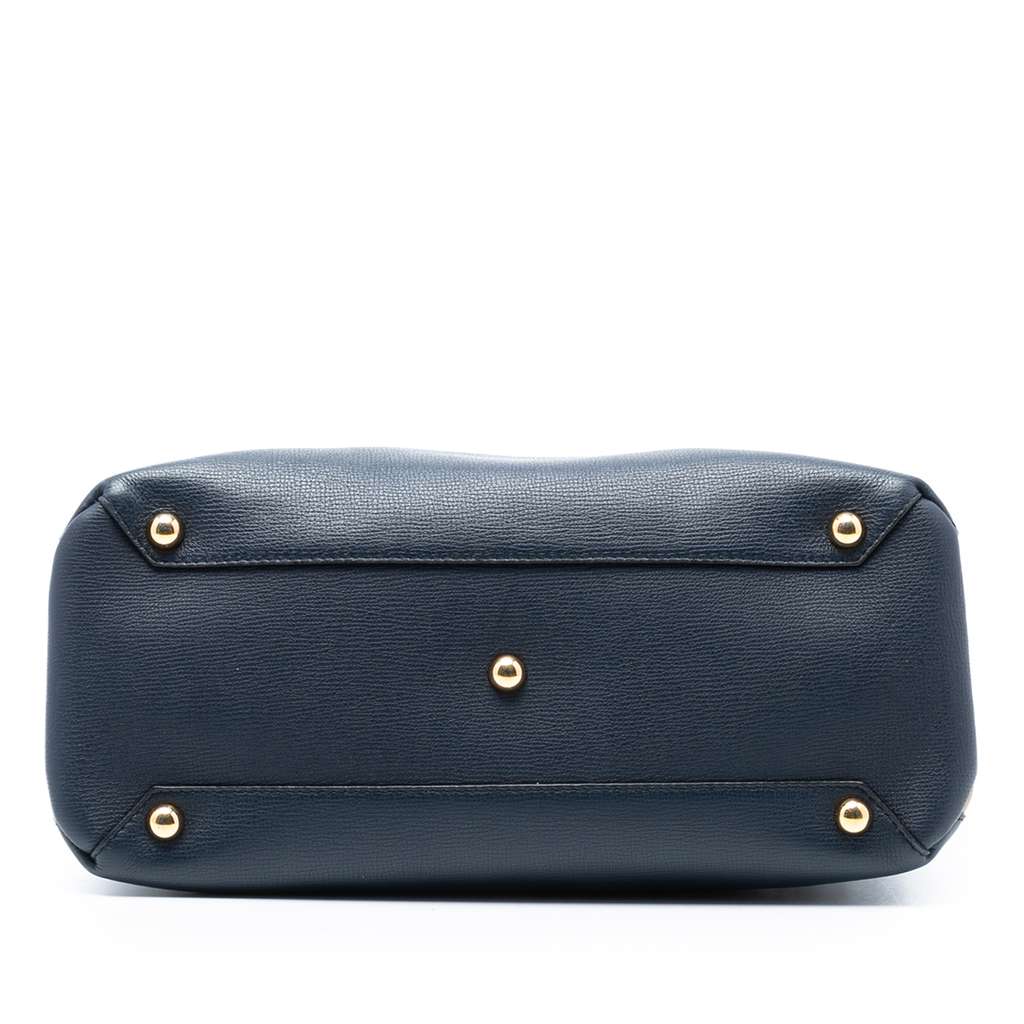 Burberry Medium Leather and House Check Banner Satchel - 3