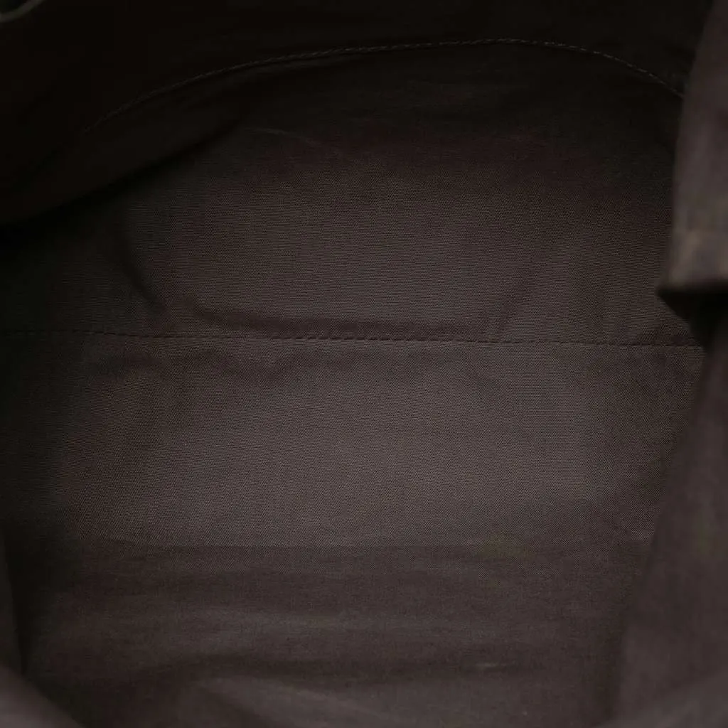 Bottega Veneta Intrecciato Trimmed Nappa Convertible Tote Black Leather Very good - Model View