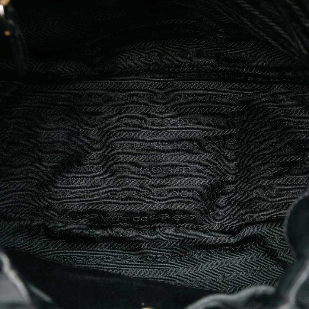 Prada Tessuto Logo Bow Satchel - 4