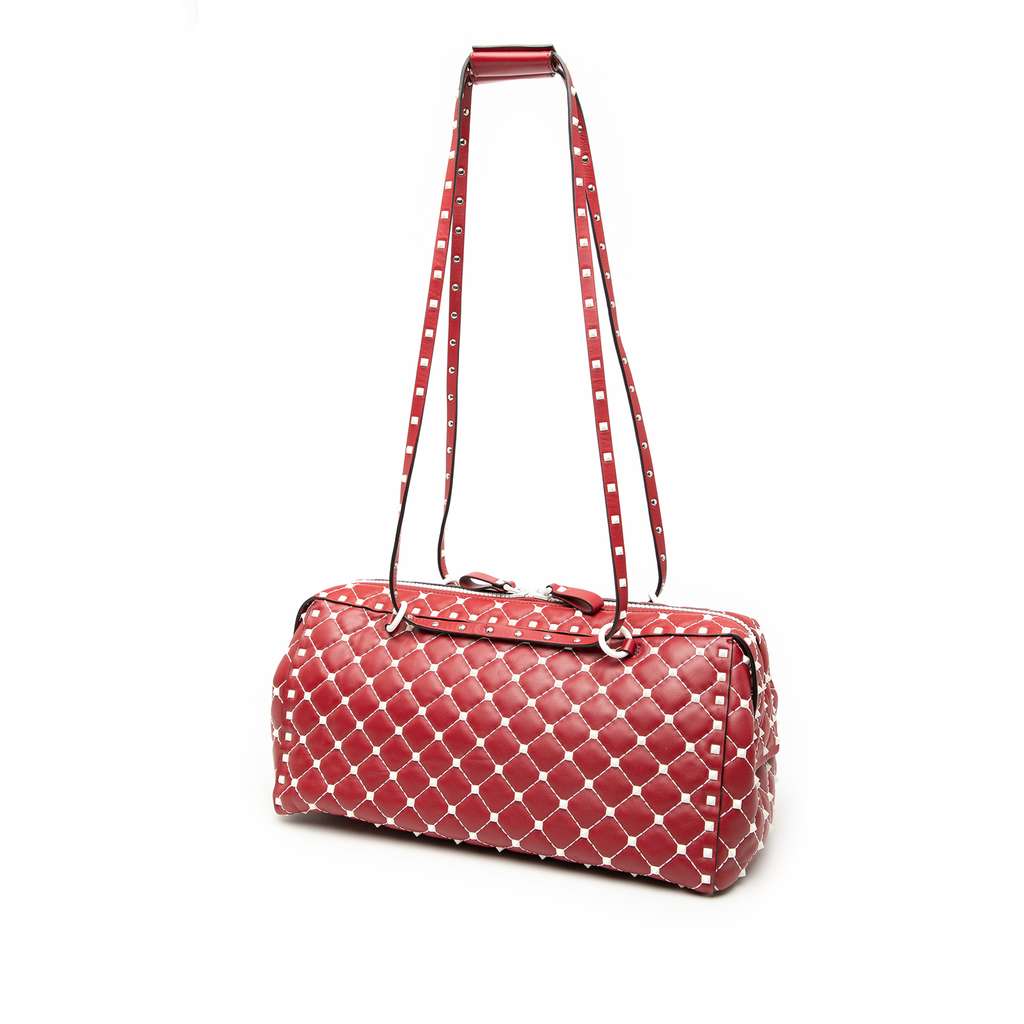 Valentino Lambskin Free Rockstud Spike Shoulder Bag - 2